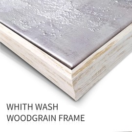 Beach Canvas Framed Wall Art: Living Room Blue Abstract Ocean Painting Modern Coastal Landscape Picture Contemporary Nautical Sea Wave Print Seaside Hand Painted Seascape Skyline Seashore Artwork