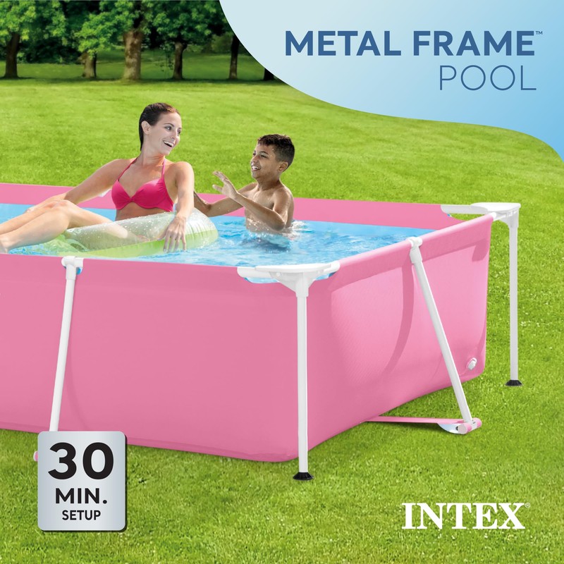 Intex Intex 7' x 5' x 24" Rectangular Metal Frame