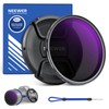 NEEWER 58mm ND2-400 (1-9 Stops) Variable ND Filter with Lens