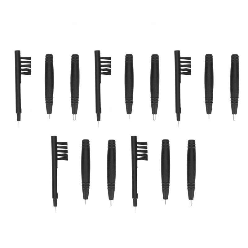 Hearing Aids Cleaning Tools U Screwdriver 5 Hole Brush Portable