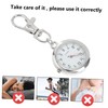 Gatuida Watch Keychain Fashion Nurse Students Pocket Watch Round Hanging