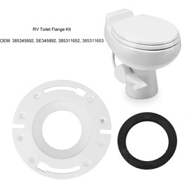 Ausla 3-Zoll-Toilettensteckdose-Bodenflansch-Kit 385345892, SE345892, 385311652, 385311653 Wohnmobil-Toilettenflansch-Ersatz für Wohnmobil-Anhänger-Toiletten