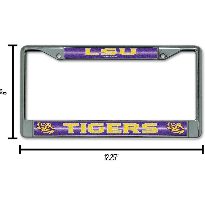 LSU Tigers - Sparkly Glitter Bling Look - Chrome License