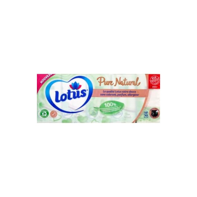 Lotus Pure Natural Handkerchiefs, 230 g