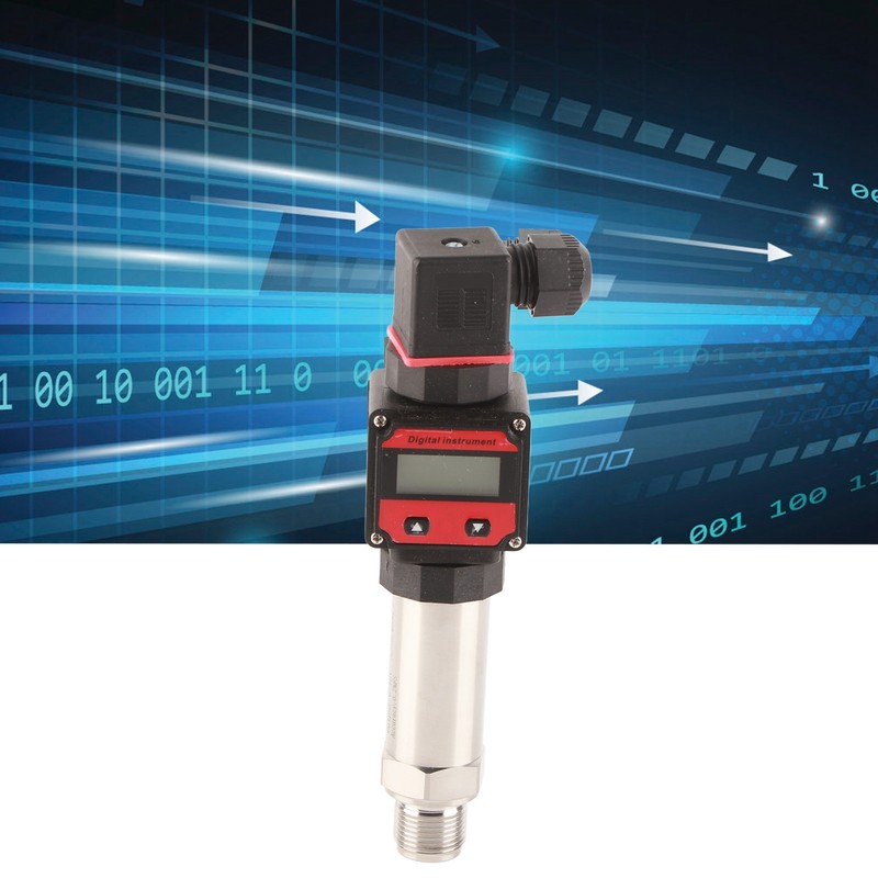 Pressure Sensor Aluminum Alloy Air Water Sender Digital Display LCD