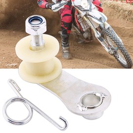 Chain Tension Adjuster, Chain Tensioner Tension Adjuster Guide Roller Slider for Dirt Pit Mini Bike Motorcycle