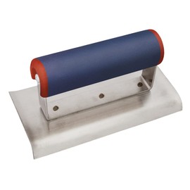 Spear & Jackson Stainless Steel Cement Edger with Soft Grip Handle, 150 x 75 mm