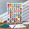 Mekueeex Minimalist 63 Holes Craft Paint Storage Organizer, Thick PVC