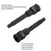 HARFINGTON 5pcs T50 Torx Bit Socket 100mm/3.94" Length 1/2" Square