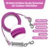 Mi Metty Tie Out Leads for Dogs, Leads with Shock-Absorbing
