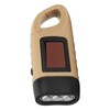 Hand Crank Solar Powered Flashlight Emergency Rechargeable LED Flashlight Self