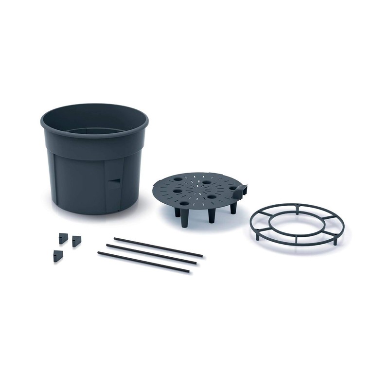 PROSPERPLAST Tomato Grower Plastic Planter in Anthracite (L) x 29.5