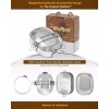 Muffpot Snowmobile Exhaust Cooker Muff Pot Food Warmer Stainless Muffpot
