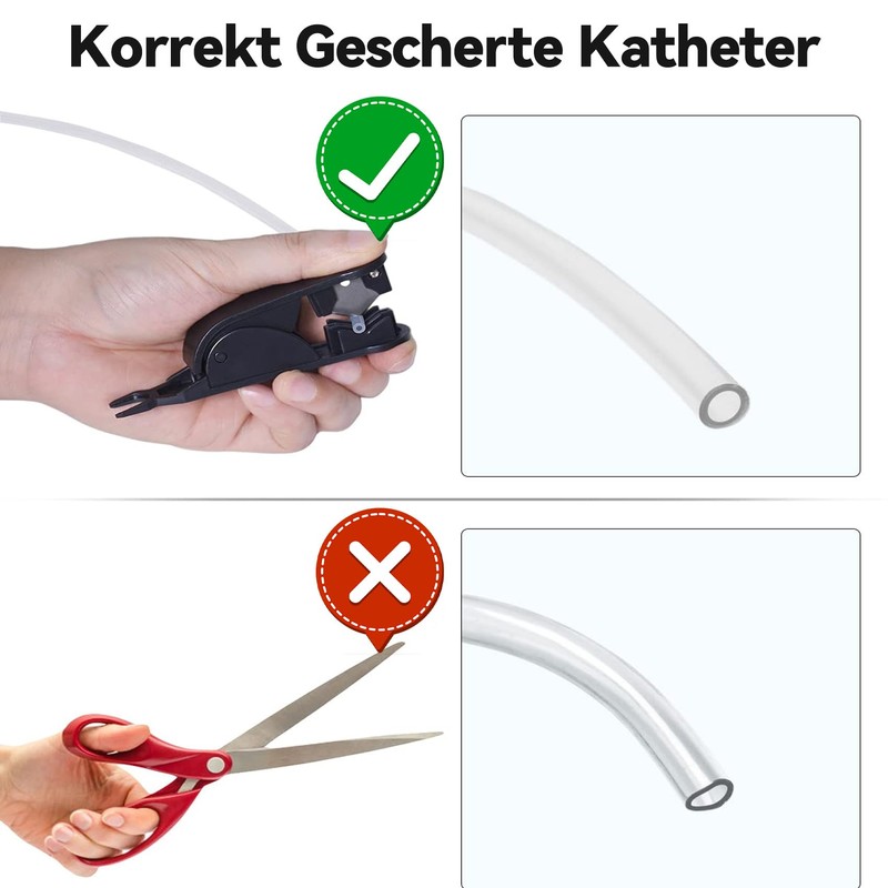 HAFRILY PTFE Hose 3 m with Cutter 4 mm x