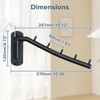 Mooche 180° Rotating Clothes Rail Hook, 27 cm Wall Hook
