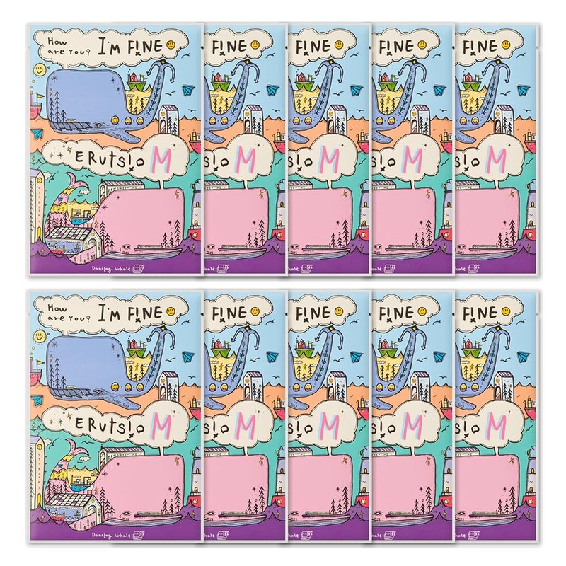 Dancing Whale - Moisture Mask Pack Plus - K-beauty Face