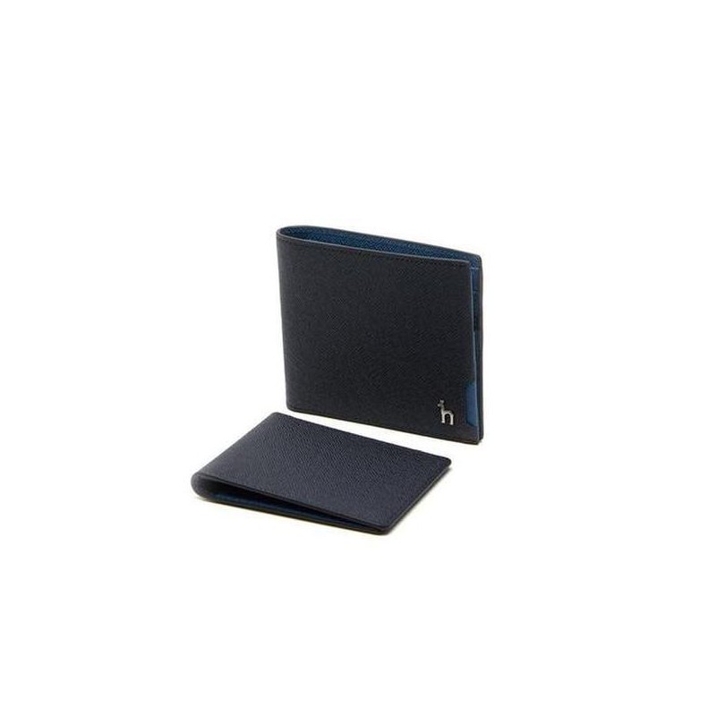 Hazzys (대전신세계)COLOR CHESTER 네이비 퍼피로고 배색 포인트 반지갑 HJWA5E381N3 (Daejeon