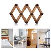 YUEMING Accordion Wall Hanger, 10 Hooks Coat Rack Holder, Expandable