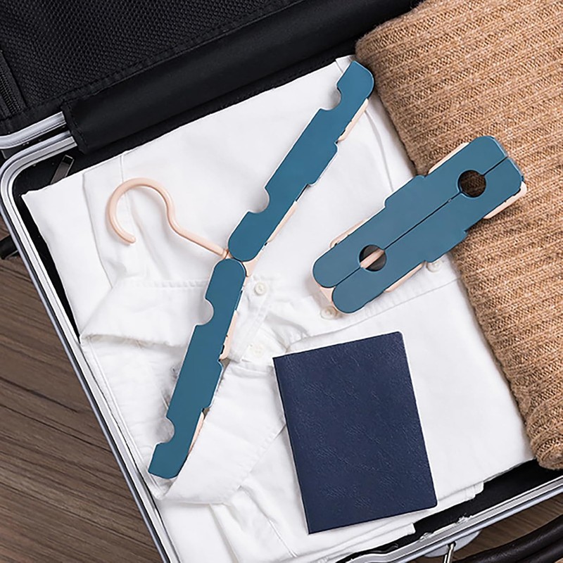 Percha de Ropa de Viaje, Percha Plegable de Plástico de
