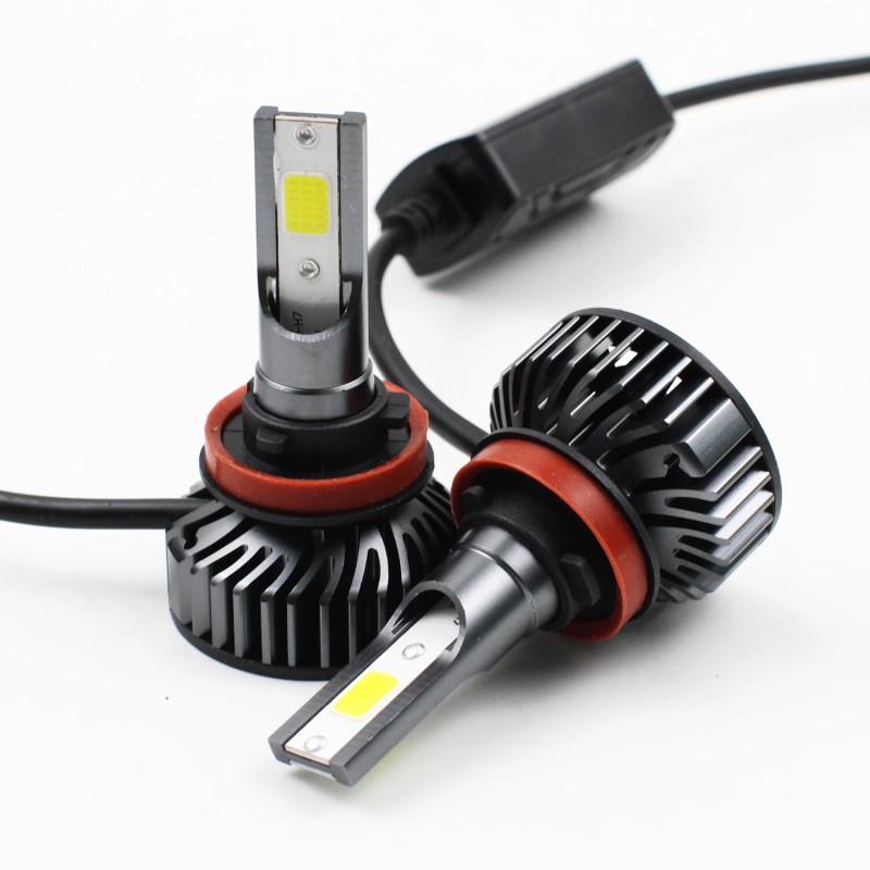 MGT H11 H8 H9 LED Headlight High/Low Beam Aluminum casing
