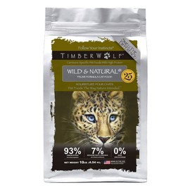 Timberwolf Wild & Natural Chicken Recipe with High Protein Dry Cat Food 10lb