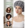 Years calm Gorros de ducha reutilizables e impermeables para mujer,