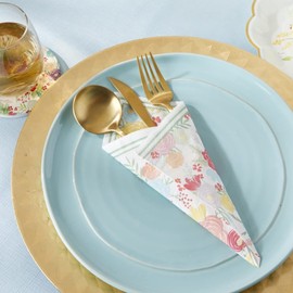 Kate Aspen - Servilletas de papel de 2 capas (juego de 30) colección Garden Blooms, talla única, multicolor