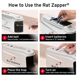 Rat Zapper Ultra RZU001-4 Indoor Electronic Rat Trap - 1 Trap