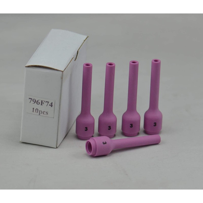 RIVERWELD TIG Alumina Nozzles Ceramic Cups Long Assorted Size Kit