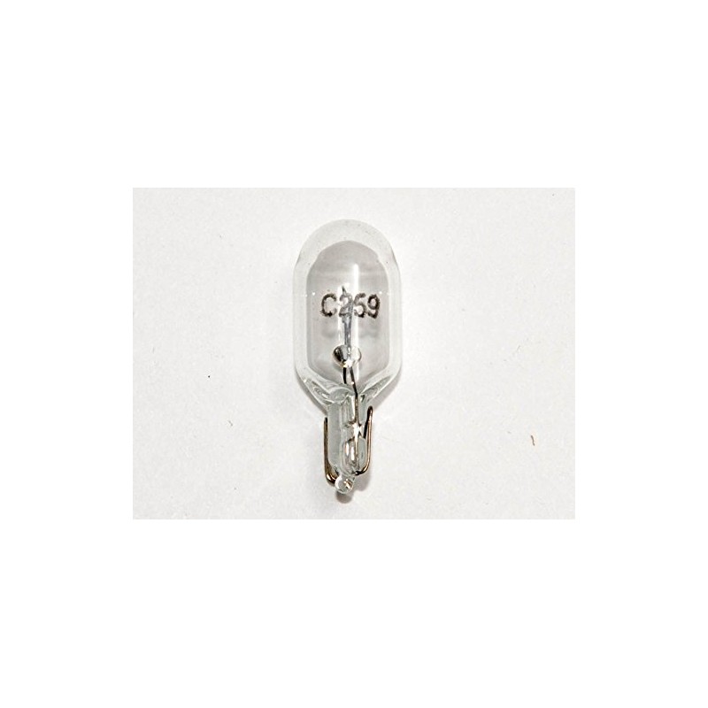CEC Industries #259 Bulbs, 6.3 V, 1.575 W, W2.1x9.5d Base,