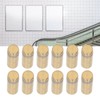 12Pcs Standoff Screws Stainless Steel Electroplated Brushed Gold Advertising Nails