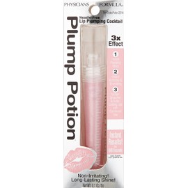 Physicians Formula Plump Potion Needle-Free Lip Plumping Cocktail Shade Extension, Pink Crystal Potion - 0.1 Ounce