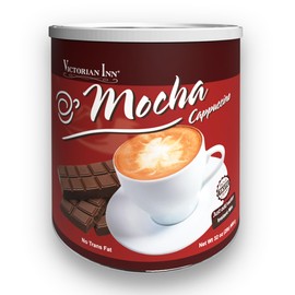 Victorian Inn Instant Cappuccino - Mocha Flavor - Rich & Velvety Coffee Mix - Perfect Hot, Cold, or Blended - Ideal as Coffee Creamer - 2 Pound (Pack of 1)