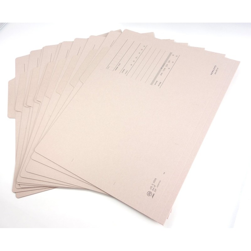Kokuyo A4-IFF-PX10 File Individual Folder, A4, Pink, 10 Sheets