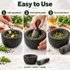 Ceramic Mortar and Pestle for Food Grinding – Compact 3.74
