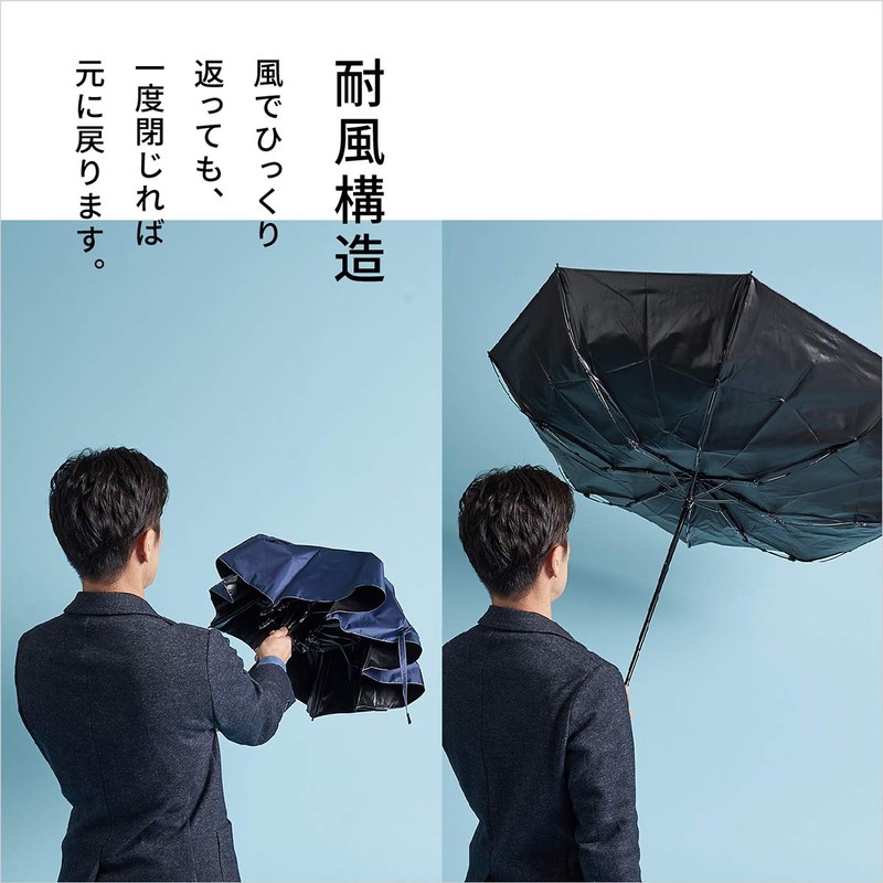 Rain or Shine, Windproof, Gentlemen's PU Coat, 23.6 inches (60