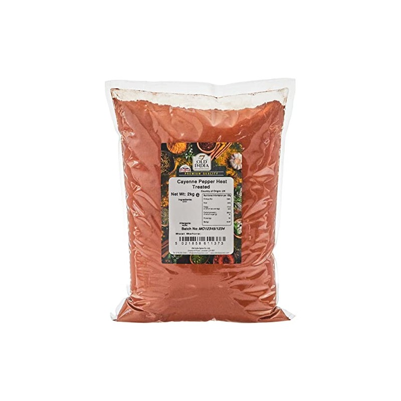 Old India Cayenne Pepper Heat Treated 2kg