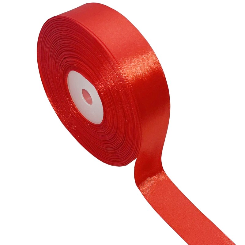 Model Worker 1" Wide Solid Single Face Satin Ribbon 50