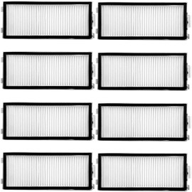 Bibemorol HEPA-Filter nur passend kompatibel mit Roborock Qrevo Master/Qrevo Slim Saugroboter, nicht f??r Roborock andere Modelle Saugroboter Ersatzteilfilter Waschbarer Filter 8 St??ck