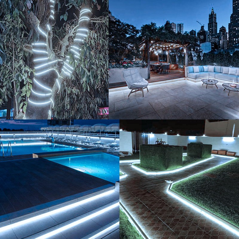 50Ft Solar LED Strip Lights Outdoor, 540 LED Long Strip