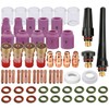 63PCS TIG Welding Torch Accessories kit Nozzle Collets Body Stubb