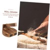 GRIRIW 1Pc Wooden Dumpling Wrapper Presser Tool for Kitchen Manual