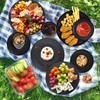 Wrova Wheat Straw Dinnerware Set of 40 Pieces - 10"