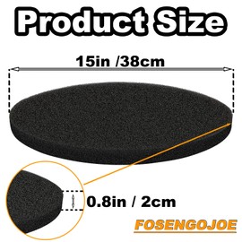 FOSENGOJOE 2 Pack Oil Change Kit, 15 Inch Oil Drain Pan Splash Pad Fits Most Drain Pans