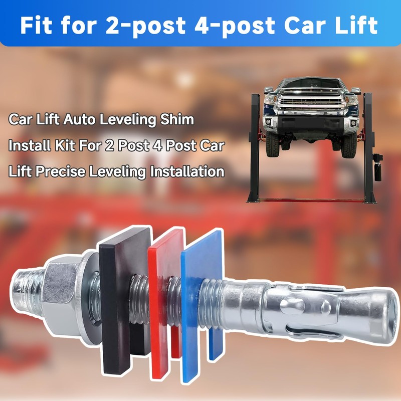 80 Pcs Car Lift Auto Leveling Shim Install Kit for