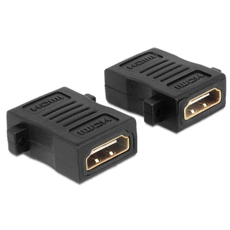 Adapter Delock HDMI-A Bushing> Socket with Screw O