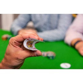 Poker Night Pro 2 x Deck of Bridge Playing Cards UK Brand Plastic Waterproof Playing Cards Multipack | Playing Cards Plastic | Premium Deck of Cards | Canasta Playing Cards Set (3 Jokers)