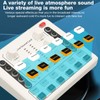 Live Sound Card, Mini Sound Mixer Board for Live Streaming,