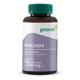 Suplemento Macashi Maca & Shiitake (60 Caps) - Pronat