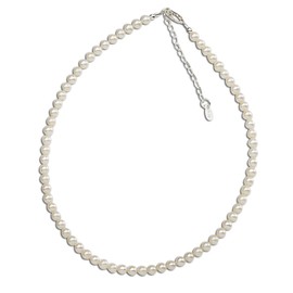 Children's or Girls Sterling Silver Cultured Pearl Necklace (12+2" extension)